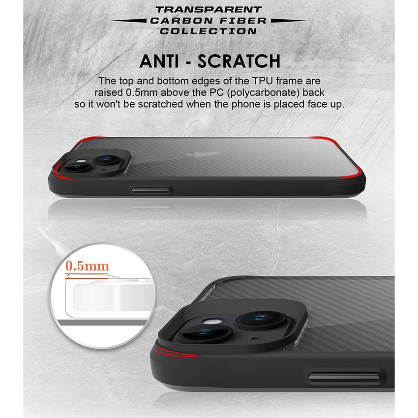 Estuche de fibra de carbono