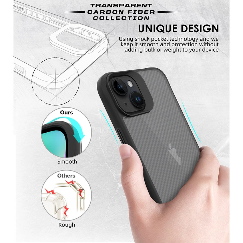 Estuche de fibra de carbono