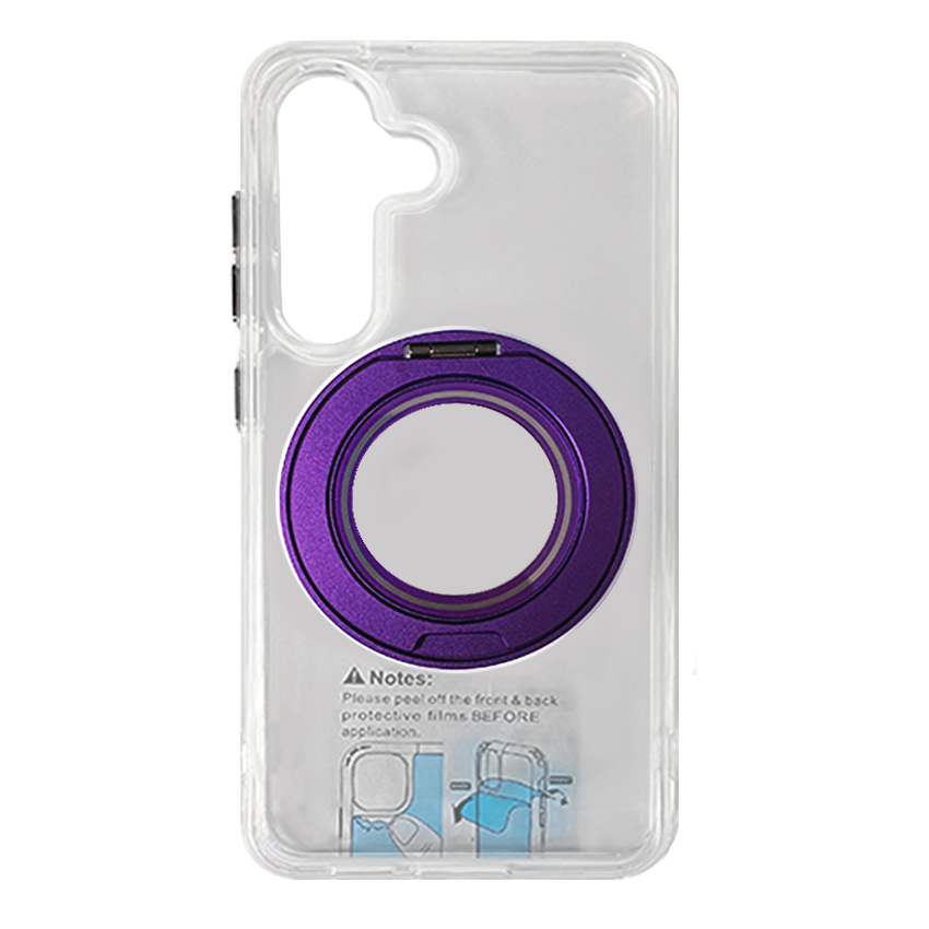 Crystal Gear Stander Case Samsung S25