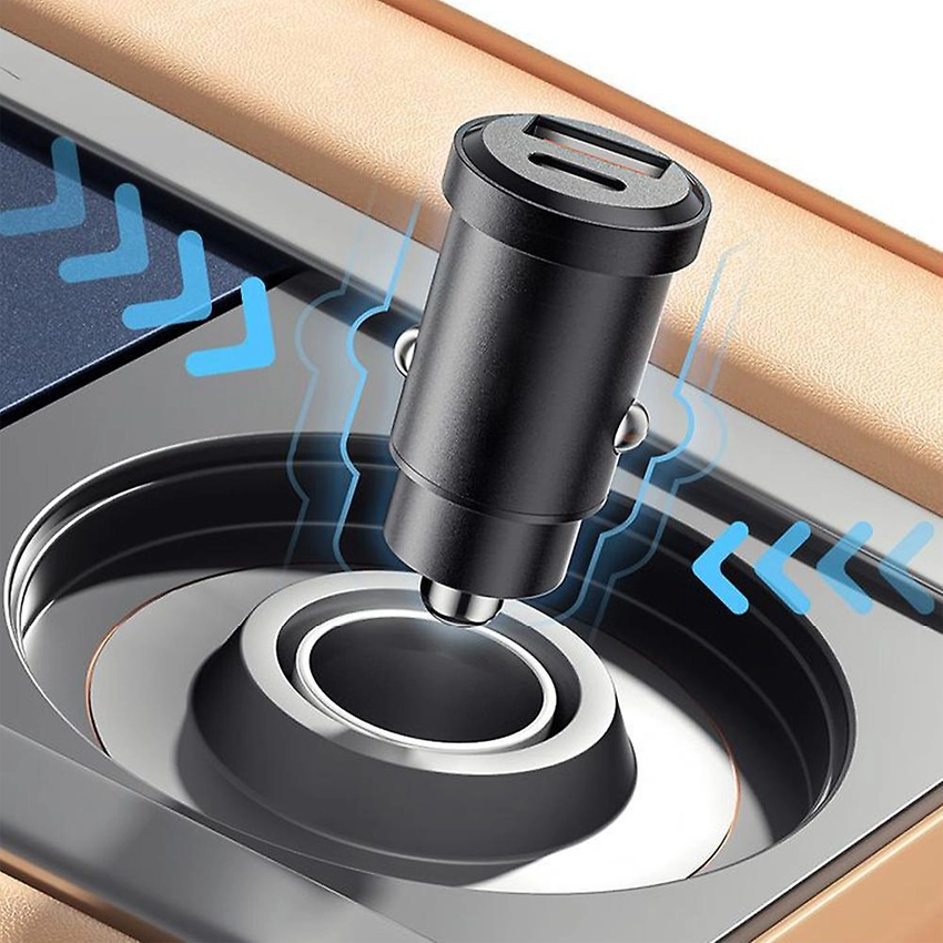 Cargador de coche Essager 30W Tipo C y USB