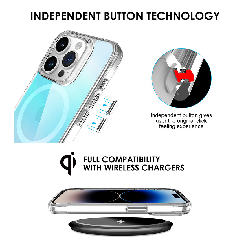 Pure Rainbow Magsafe Case iPhone 15 Plus