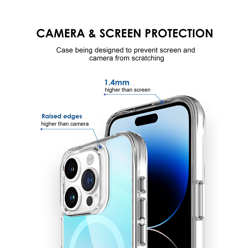 Pure Rainbow Magsafe Case iPhone 15 Pro Max