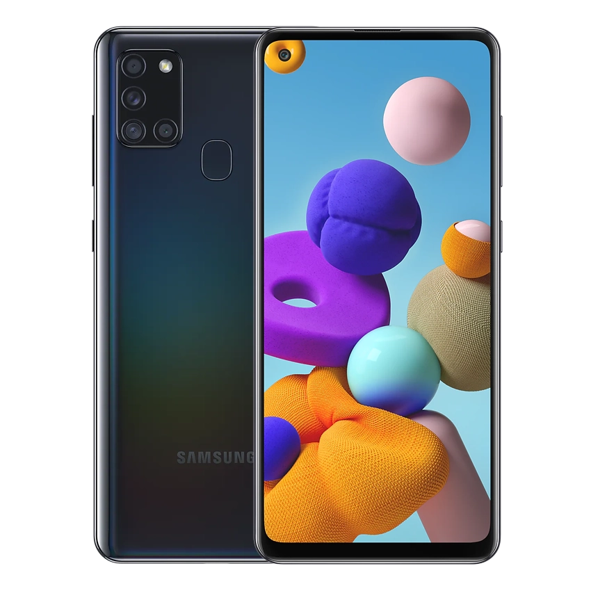 Samsung Galaxy A21s Duos white black