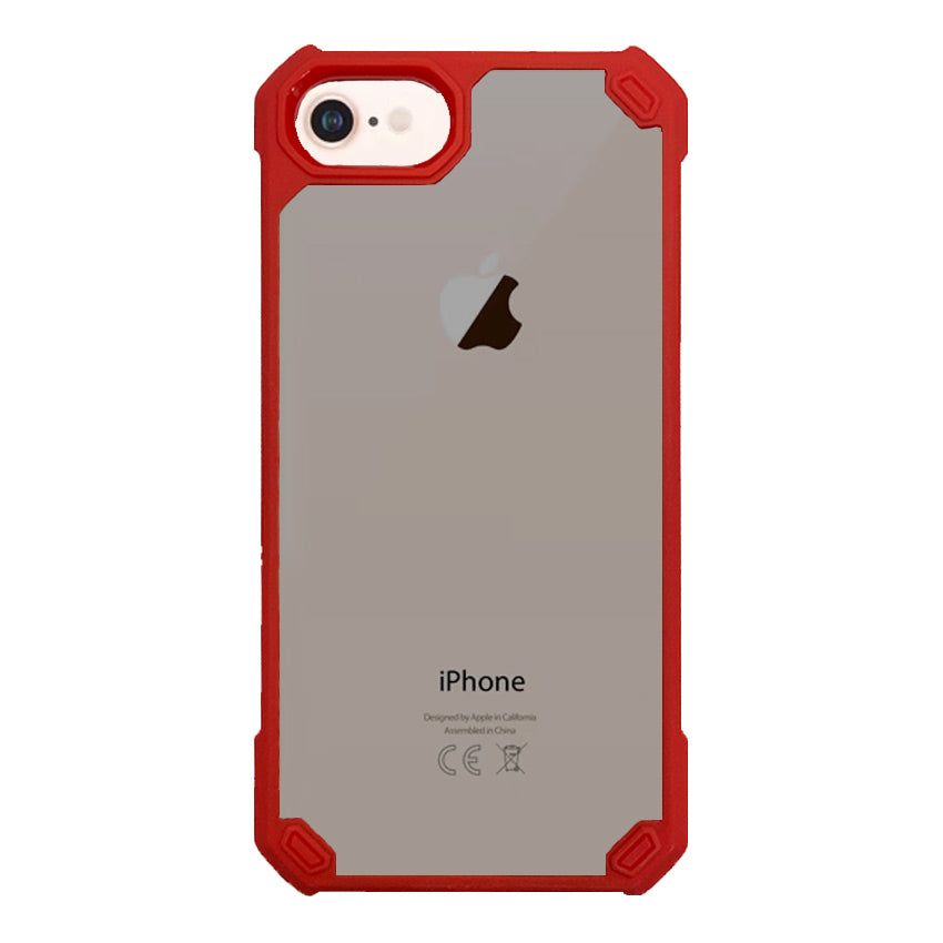 Space Case iPhone 6/7/8 Red / Clear