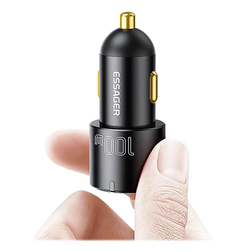 Cargador de coche Essager 100W Type C y USB