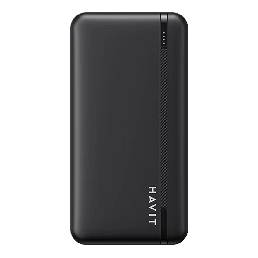 HAVIT Smart Portable Power Bank 20000mAh Negro con indicador LED PB92