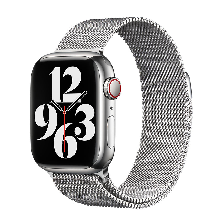 Apple Watch 40mm Milanese Loop Band Silver -2