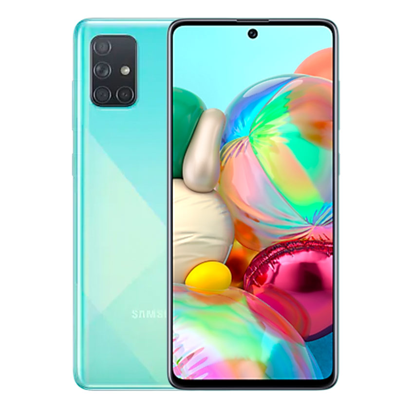 Samsung Galaxy A71 Duos Prism Crush Blue - Fonez-Keywords : MacBook - Fonez.ie - laptop- Tablet - Sim free - Unlock - Phones - iphone - android - macbook pro - apple macbook- fonez -samsung - samsung book-sale - best price - deal