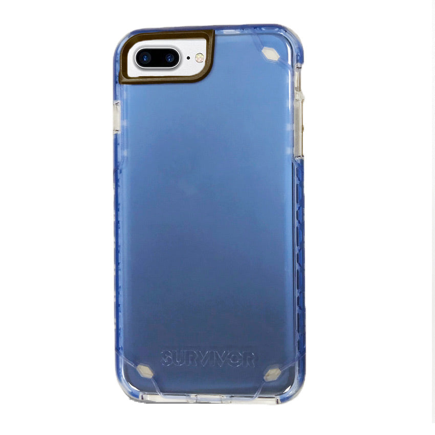 Griffin Survivor Strong iPhone 6:6S:7:8 Plus TA43896 Blue:Clear- Fonez-Keywords : MacBook - Fonez.ie - laptop- Tablet - Sim free - Unlock - Phones - iphone - android - macbook pro - apple macbook- fonez -samsung - samsung book-sale - best price - deal