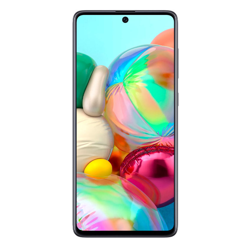 Samsung Galaxy A71 Duos Haze Crush Black Front - Fonez-Keywords : MacBook - Fonez.ie - laptop- Tablet - Sim free - Unlock - Phones - iphone - android - macbook pro - apple macbook- fonez -samsung - samsung book-sale - best price - deal