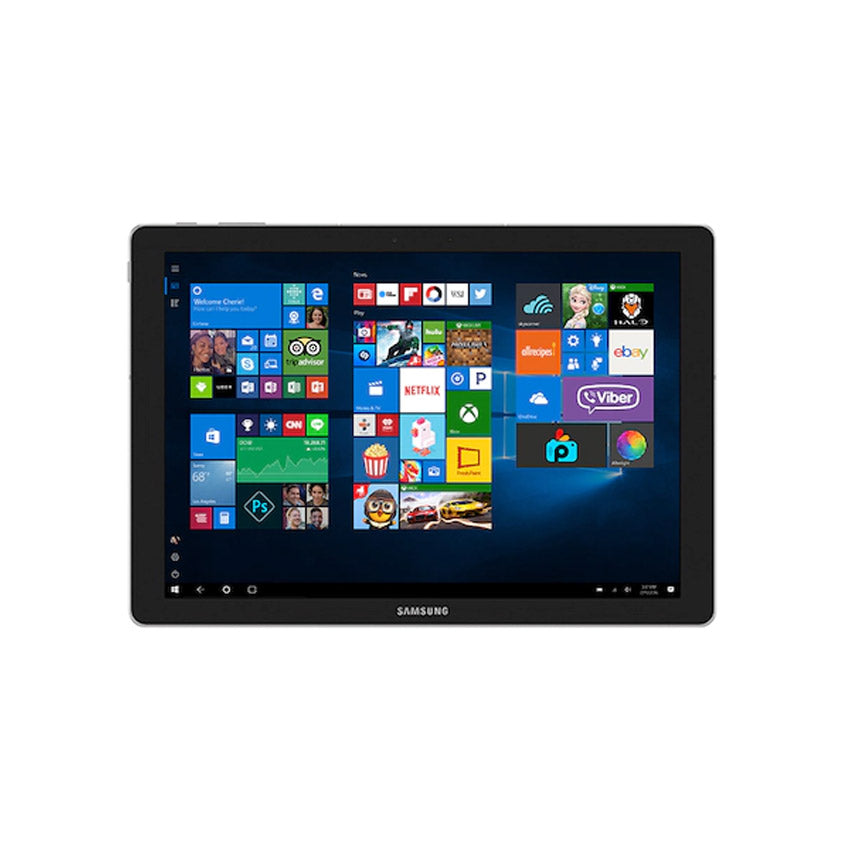 Samsung Galaxy Tab Pro S 12" 4GB RAM 128GB SSD black front view-Keywords : MacBook - Fonez.ie - laptop- Tablet - Sim free - Unlock - Phones - iphone - android - macbook pro - apple macbook- fonez -samsung - samsung book-sale - best price - deal