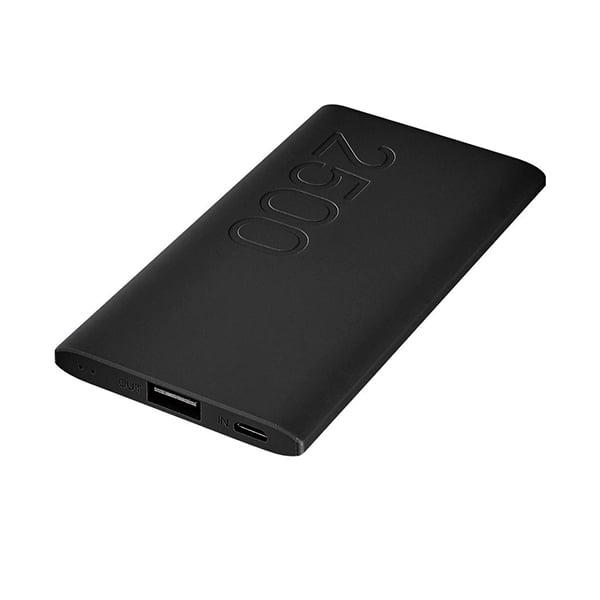 Goji 2500mAh Portable Charger / power bank black