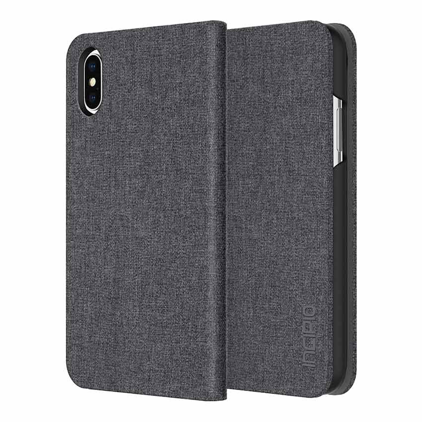 incipio-esquire-series-folio-case-iphone-x-grey-3- Fonez-Keywords : MacBook - Fonez.ie - laptop- Tablet - Sim free - Unlock - Phones - iphone - android - macbook pro - apple macbook- fonez -samsung - samsung book-sale - best price - deal