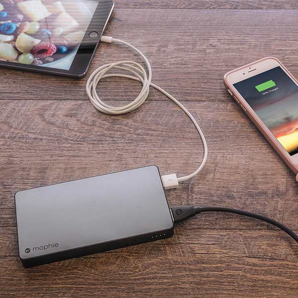 Mophie Powerstation 10000mAH Dual USB Space Grey -2